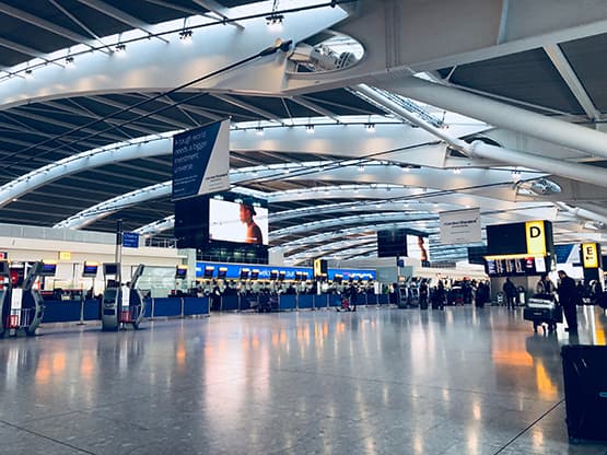 Vue aérienne sur l'Aéroport de Beauvais